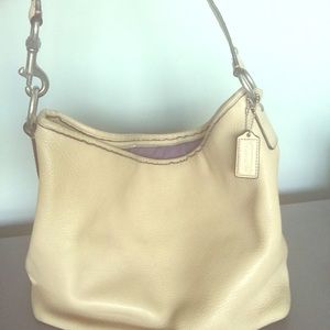 Genuine leather coach purse